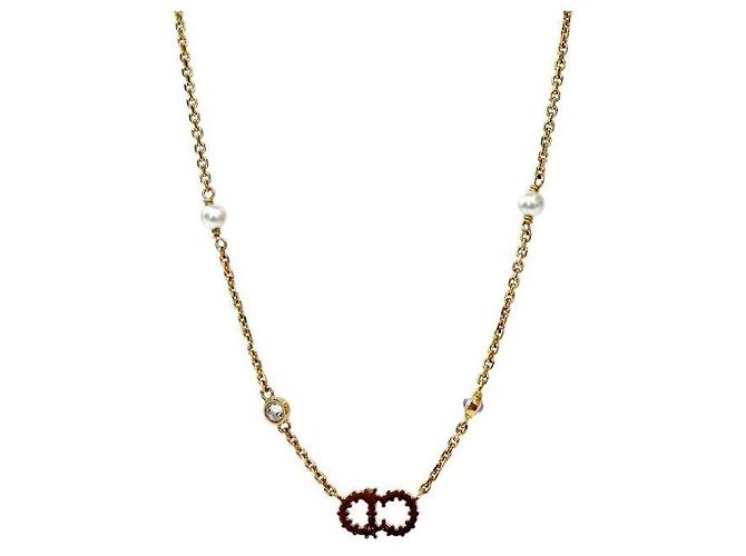 Dior Collier Cubic Claire Rune Gold - vue 2
