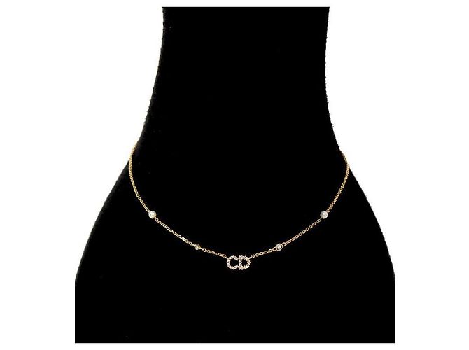 Dior Collier Cubic Claire Rune Gold - vue 6