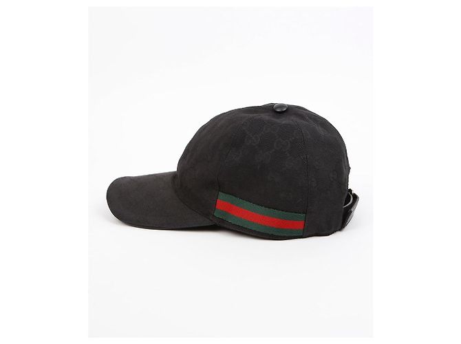 Gucci Web GG Canvas Baseball Cap Black Schwarz - Ansicht 3