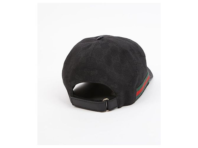 Gucci Web GG Canvas Baseball Cap Black Schwarz - Ansicht 4