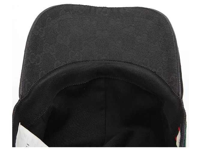 Gucci Web GG Canvas Baseball Cap Black Schwarz - Ansicht 5