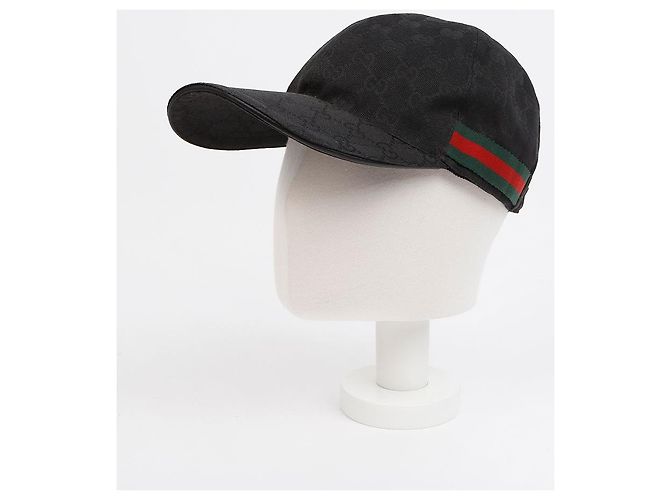 Gucci Web GG Canvas Baseball Cap Black Schwarz - Ansicht 9
