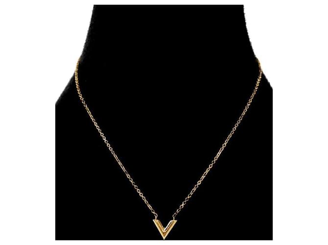 Louis Vuitton Collana Essential Gold D'oro - vista 5