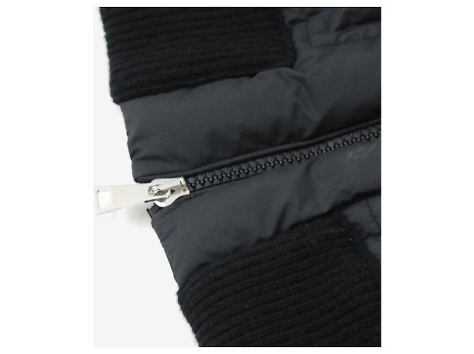 Moncler Strick-Steppcardigan mit Reißverschluss Black Patch - Ansicht 7