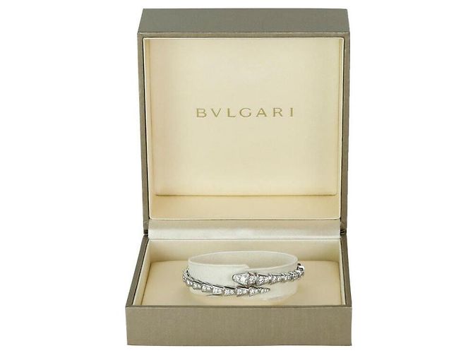 Bulgari Bracciale Serpenti Viper in oro bianco e diamanti - vista 2