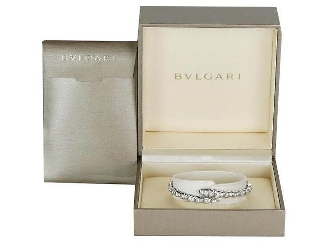 Bulgari Bracciale Serpenti Viper in oro bianco e diamanti - vista 6