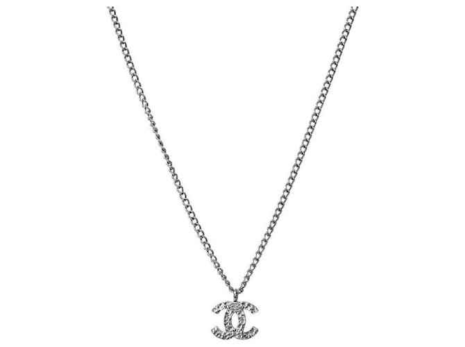 Chanel Collana Pearl CC Silver Argento - vista 2