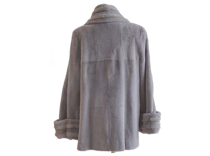 Loewe Cappotto di visone Porpora - vista 3