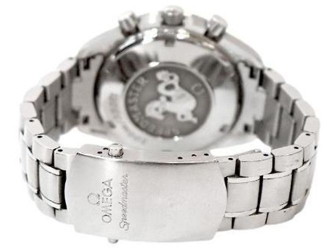 Omega Reloj automático Steel Speedmaster Chronograph Blanco - vista 4