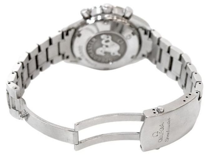 Omega Reloj automático Steel Speedmaster Chronograph Blanco - vista 8