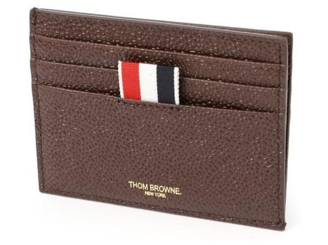 Thom Browne Pebble Grain Note Compartment Single Card Holder - view 4