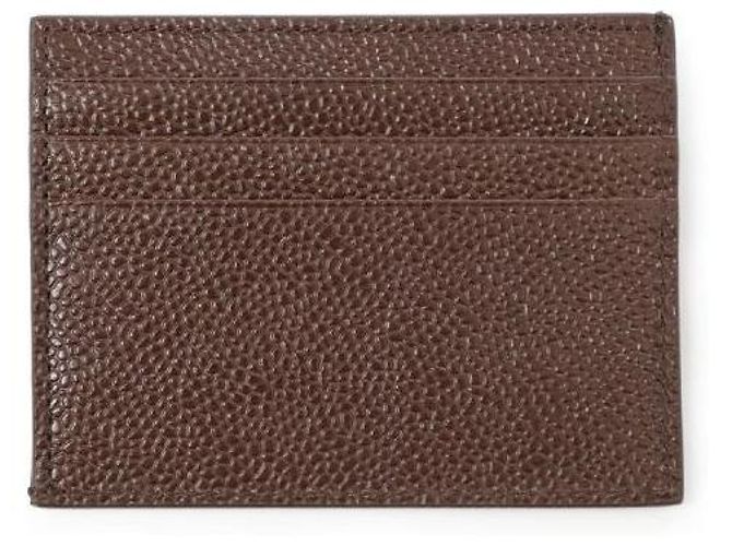 Thom Browne Pebble Grain Note Compartment Single Card Holder - view 5