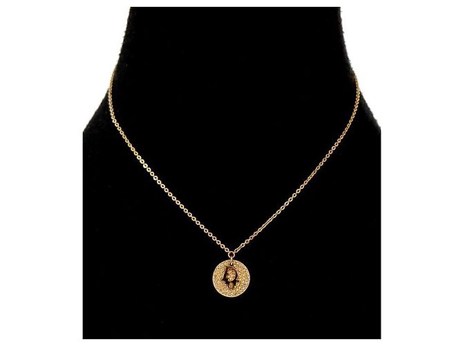 Dior Collana Oblique Rotonda Cubica in Oro - vista 5