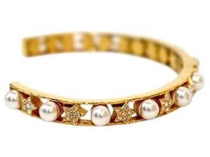 Chanel Pulseira de pérolas e cristais Dourado - Ansicht 4