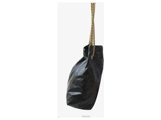 Balenciaga Crush Medium Schultertasche Schwarz - Ansicht 2