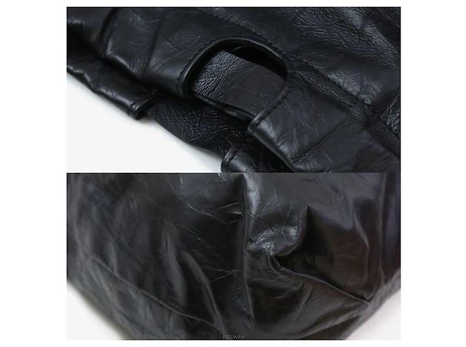 Balenciaga Crush Medium Schultertasche Schwarz - Ansicht 7