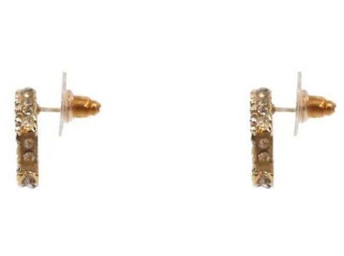 Chanel Cubic CC Gold Ohrringe Golden - Ansicht 2
