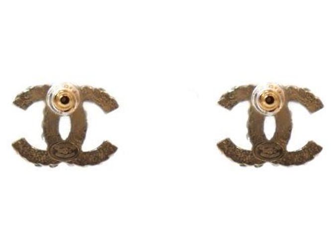 Chanel Cubic CC Gold Ohrringe Golden - Ansicht 3