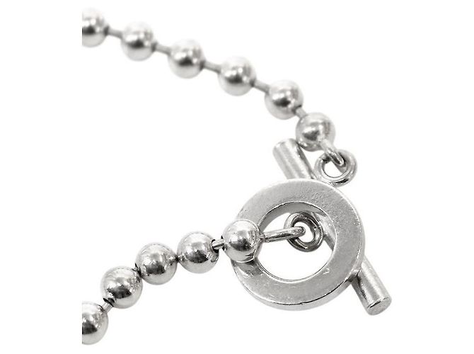 Gucci Bracciale Round Bar Silver - vista 3