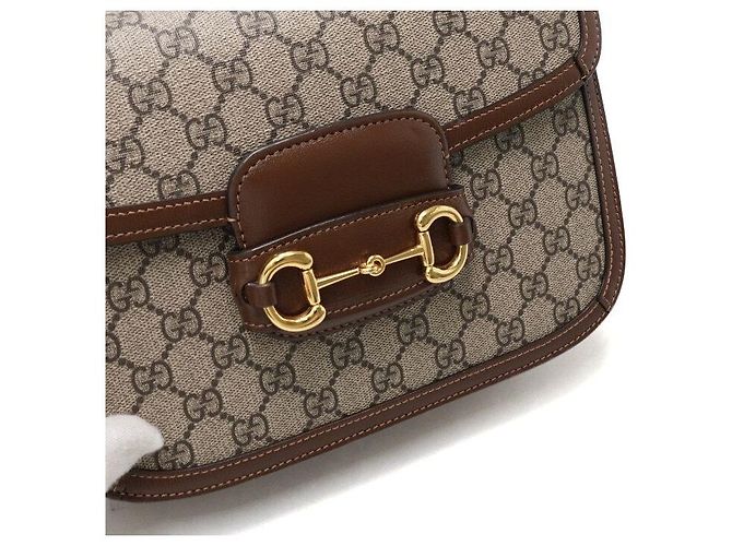 Gucci Borsa a tracolla in tela Horsebit - vista 10