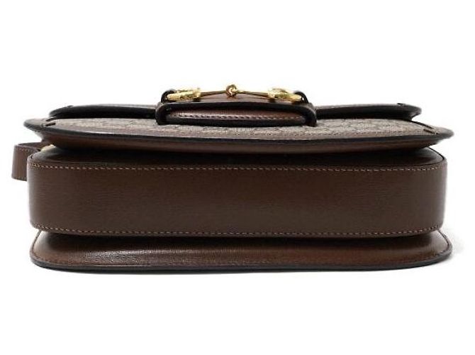 Gucci Borsa a tracolla in tela Horsebit - vista 7