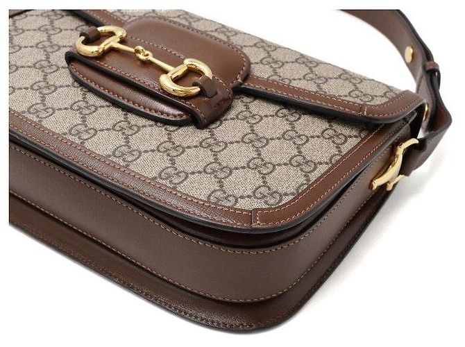 Gucci Borsa a tracolla in tela Horsebit - vista 8