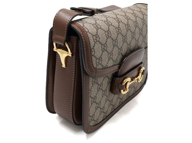 Gucci Borsa a tracolla in tela Horsebit - vista 9