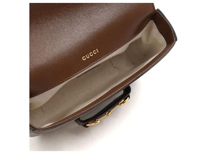 Horsebit 1955 Gucci Mini borsa a tracolla e borsa crossbody in pelle Horsebit Multicolore - vista 5