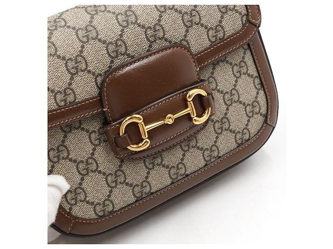 Horsebit 1955 Gucci Mini borsa a tracolla e borsa crossbody in pelle Horsebit Multicolore - vista 9