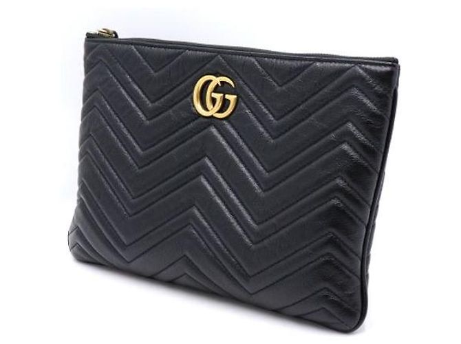Gucci Clutch Matelassé Nero - vista 3
