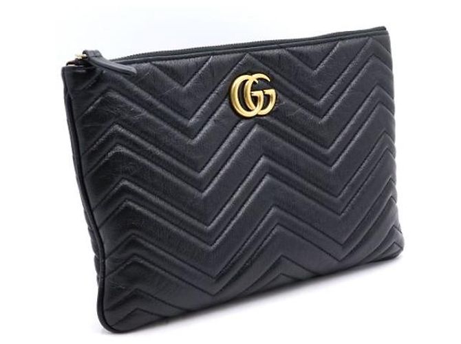Gucci Clutch Matelassé Nero - vista 4
