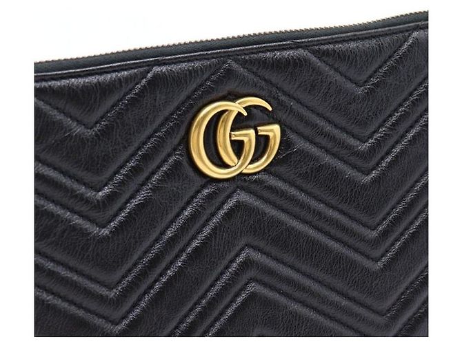 Gucci Clutch Matelassé Nero - vista 5