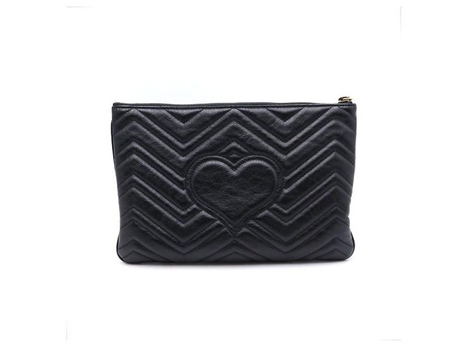 Gucci Clutch Matelassé Nero - vista 7
