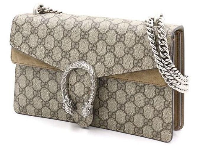 Gucci Borsa a tracolla Dionysus Small con catena Marrone - vista 2