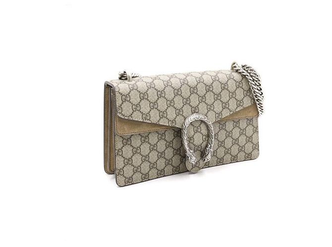 Gucci Borsa a tracolla Dionysus Small con catena Marrone - vista 3