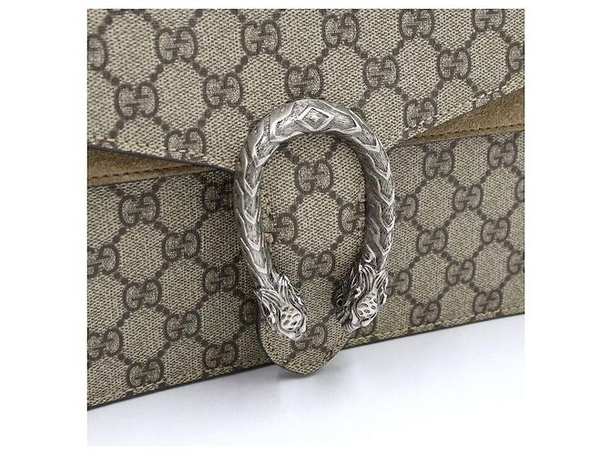 Gucci Borsa a tracolla Dionysus Small con catena Marrone - vista 4