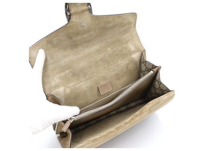 Gucci Borsa a tracolla Dionysus Small con catena Marrone - vista 5
