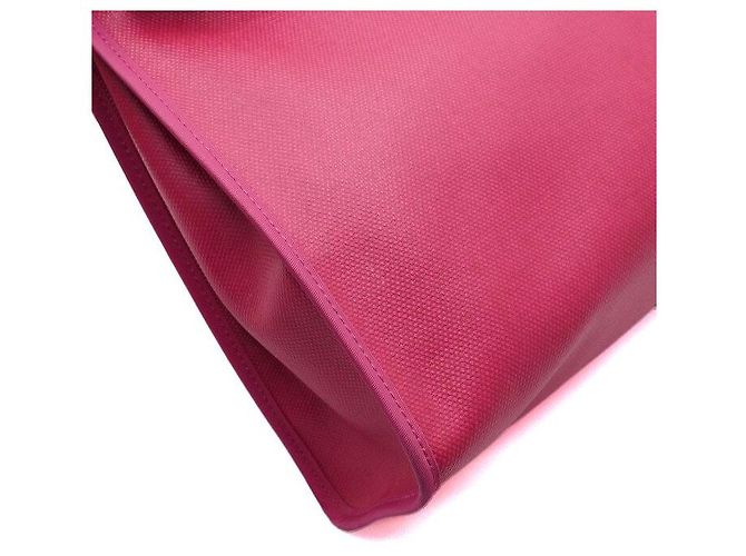 Hermès Borsa Tote e Borsa a Tracolla in Tela PVC Rosa con Nuova Cerniera - vista 13