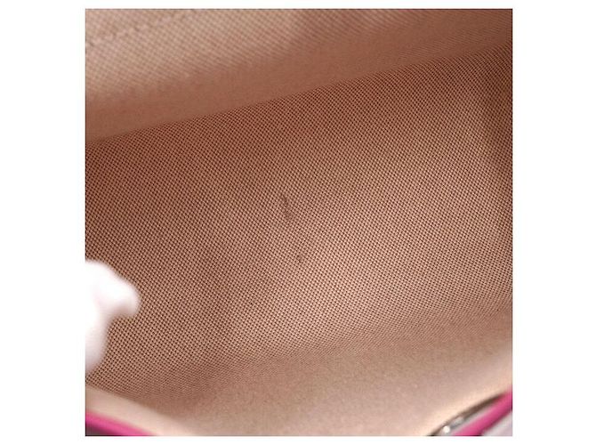 Hermès Borsa Tote e Borsa a Tracolla in Tela PVC Rosa con Nuova Cerniera - vista 7