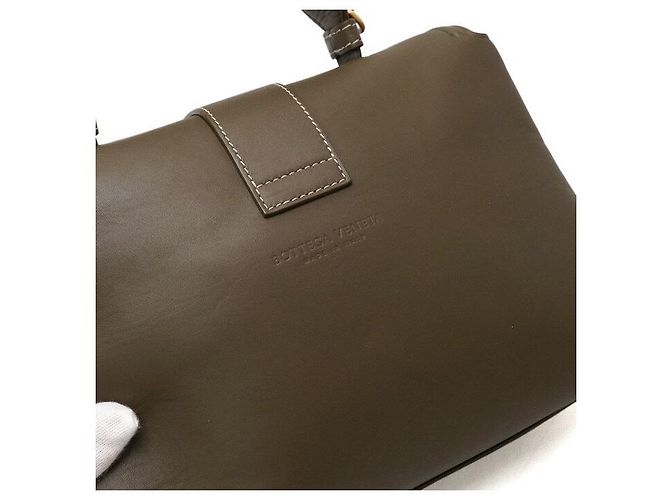 Bottega Veneta Piccola borsa Tote Piazza in Khaki - vista 10