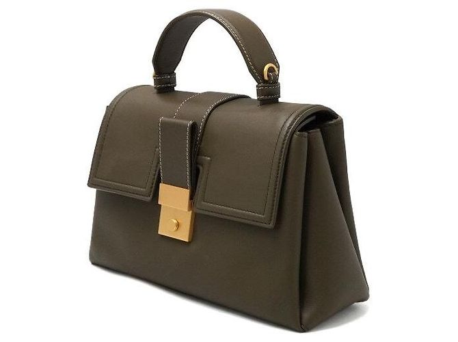 Bottega Veneta Piccola borsa Tote Piazza in Khaki - vista 2
