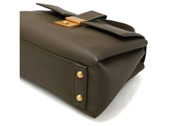 Bottega Veneta Piccola borsa Tote Piazza in Khaki - vista 8