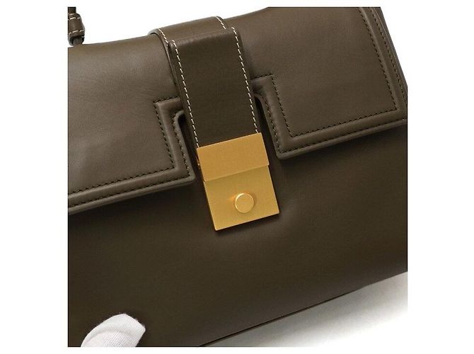 Bottega Veneta Piccola borsa Tote Piazza in Khaki - vista 9