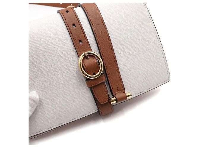 Bally Borsa a tracolla e crossbody con patta in pelle bianca - vista 10