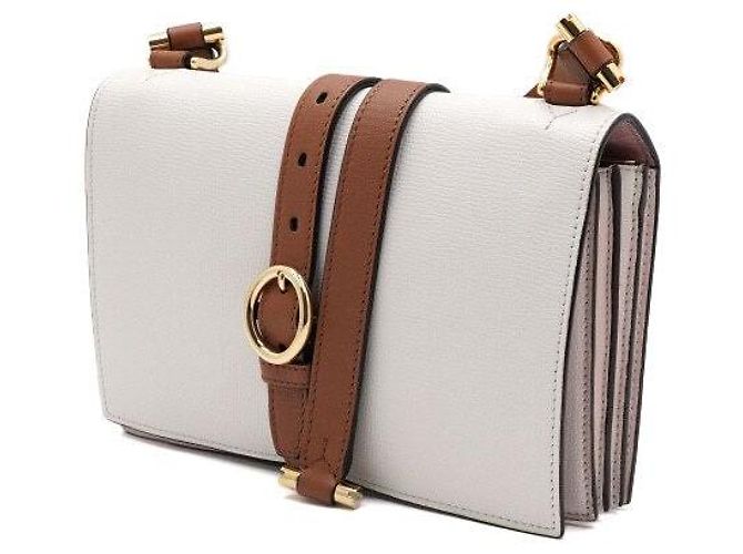 Bally Borsa a tracolla e crossbody con patta in pelle bianca - vista 2