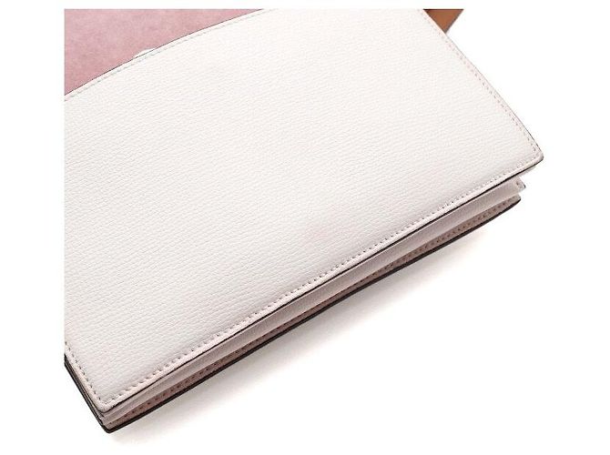 Bally Borsa a tracolla e crossbody con patta in pelle bianca - vista 7