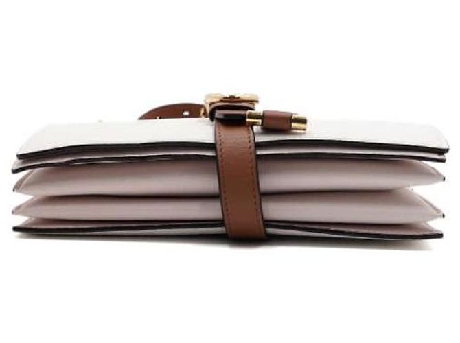 Bally Borsa a tracolla e crossbody con patta in pelle bianca - vista 8