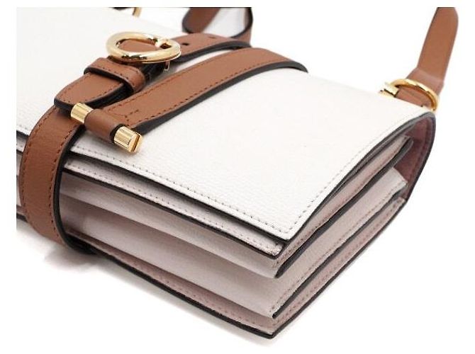 Bally Borsa a tracolla e crossbody con patta in pelle bianca - vista 9