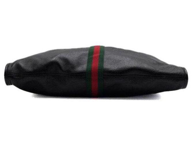 Gucci Borsa a tracolla Raja Web Chain con testa di tigre nera - vista 8