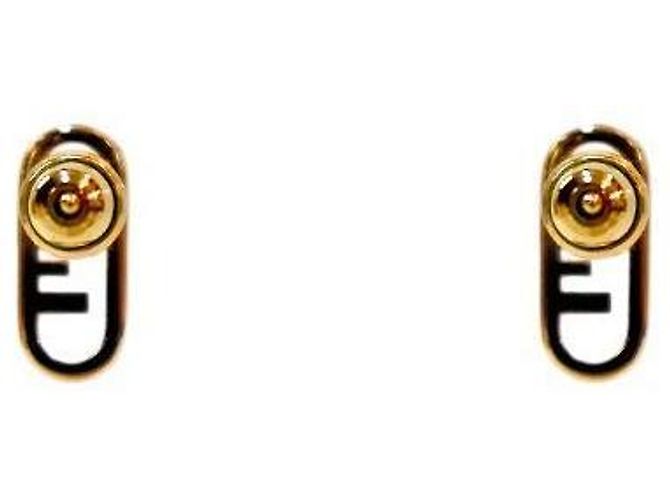Fendi Pendientes Lock de oro Dorado - vista 3